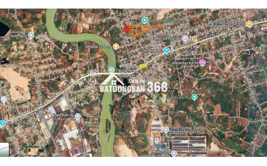 BÁN LÔ ĐẤT HẺM CÁCH QUÓC LỘ 14 CHỈ 500M, BUÔN MA THUỘT, ĐỐI DIỆN KCN HOÀ PHÚ, CHỈ 775TRIỆU