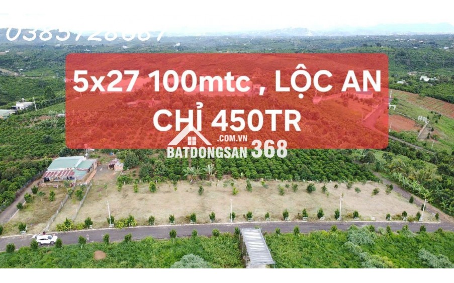 CẦN BÁN ĐẤT THỔ CƯ GIÁ RẺ TẠI LỘC AN – BẢO LÂM