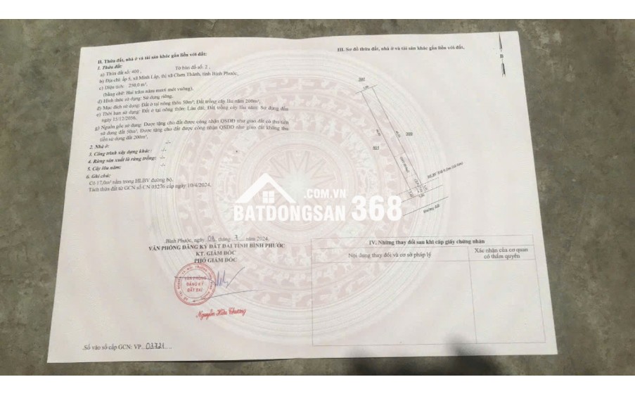 Đất thị xã chơn thành 5x50 có 50ODT chỉ hơn 200ttr  rẻ nhất thị xã chơn thành