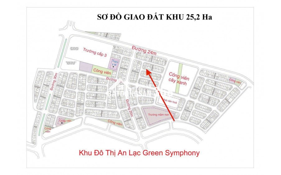 Bán lô đất dịch vụ 48.7m khu 25ha Vân Canh, gần công viên lớn siêu đẹp, giá tốt