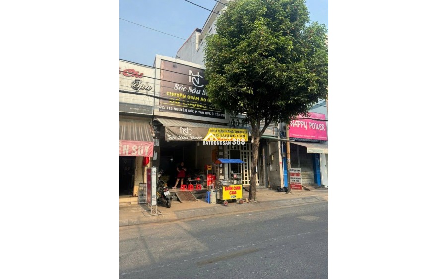 NHÀ MẶT PHỐ NGUYỄN SÚY - TÂN QUÝ - TÂN PHÚ: 79M2 (21M X 4.2M), 1 TẦNG, 2 PN, GIÁ 12.3 TỶ TL
