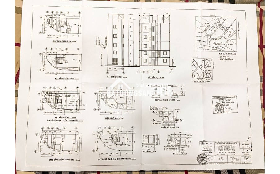 CHDV cao cấp xây mới 3 Mặt Tiền - DT 78m2 - Cho thuê 84tr/tháng - Giá: 15.5 Tỷ - Nguyễn Văn Đậu, P7, Bình Thạnh