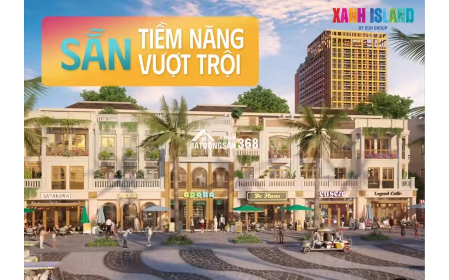 Mở Bán 225 Căn Thấp Tầng Shophouse Thương Mại Tại Dự án Xanh Island Trung Tâm Vịnh Cát Bà.