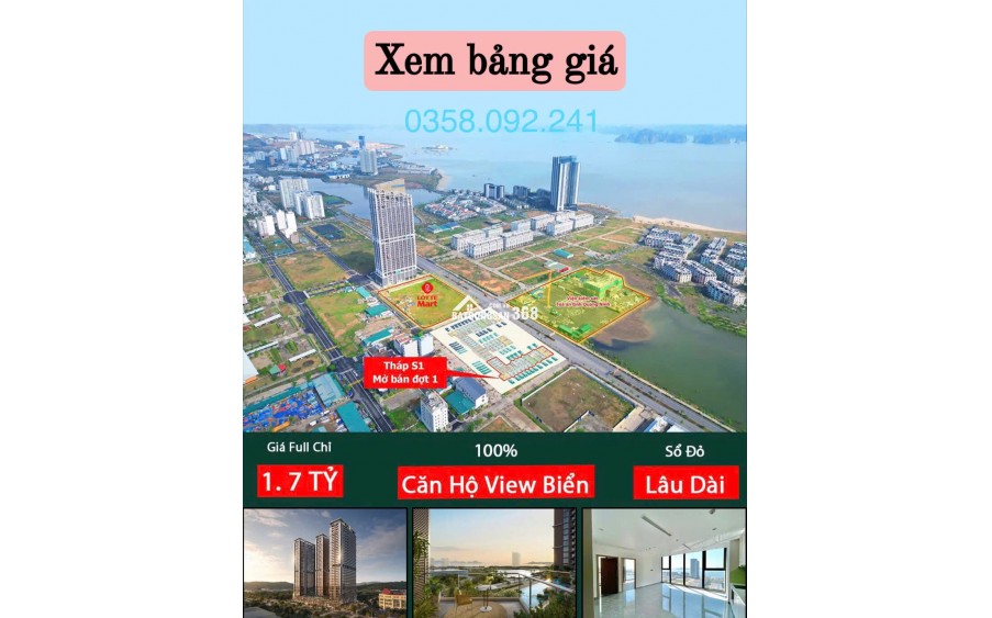 Chỉ 1,6 tỷ sở hữu ngay căn hộ Sky-M 5* view vịnh di sản hạ long