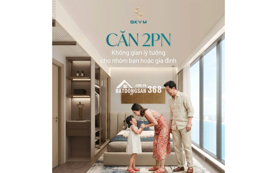 Chỉ 1,6 tỷ sở hữu ngay căn hộ Sky-M 5* view vịnh di sản hạ long