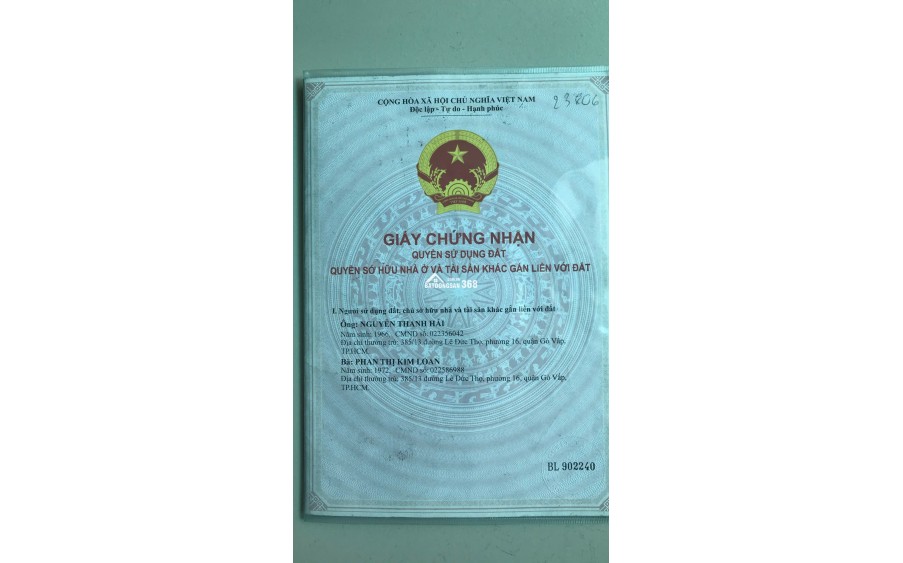 Gò Vấp-Chính chủ cần bán gấp nhà cấp 4 (4x20) ngay sau trường Tiểu học Võ Thị Sáu