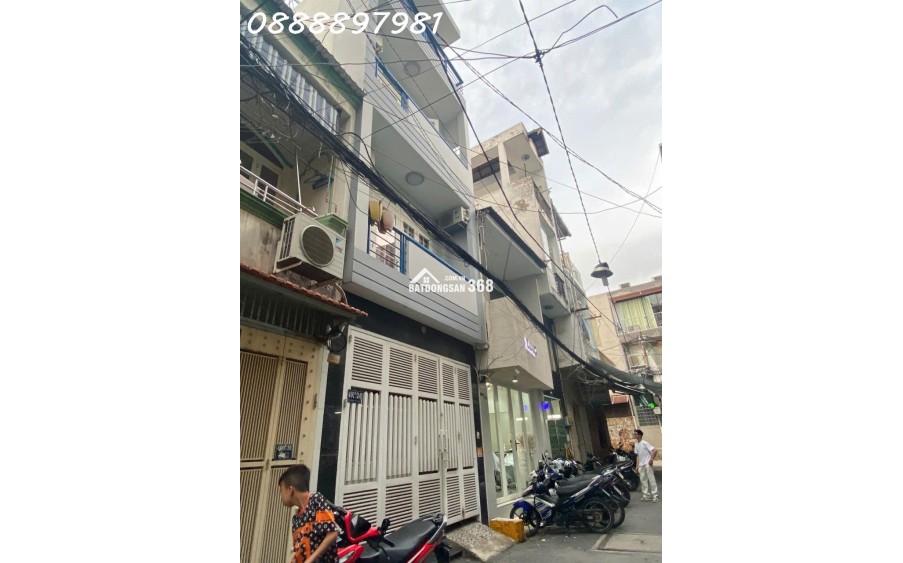 BÁN NHÀ SẴN KẾT CẤU HXH LÊ VĂN SỸ, P.12, Q.3 CHỈ 12.2 TỶ