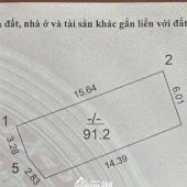 BÁN ĐẤT ĐẸP – PHÚ DIỄN, BẮC TỪ LIÊM – 91.2m² – MẶT TIỀN 6M – GIÁ 14.7 TỶ