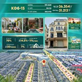 Biệt thự song lập KĐ6-15: Siêu phẩm đẳng cấp, vị trí vàng
Vinhomes Ocean Park 2