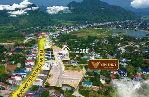 ĐẤT NỀN SẴN SỔ ĐỎ, VỊ TRÍ LÕI KHU DÂN CƯ THỊ TRẤN TRẠM, HÒA BÌNH