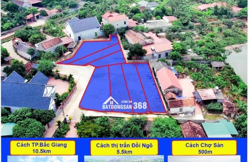 Lô đất 2 mặt tiền siêu đẹp tại Thị Trấn Phương Sơn Lục Nam Bắc giang, Giá siêu thấp