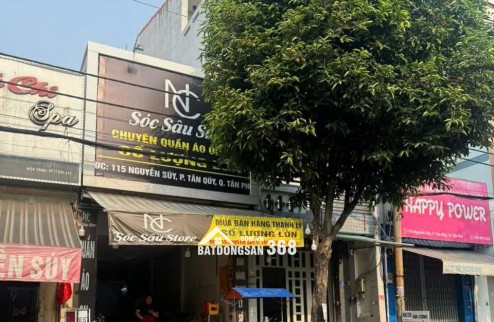 NHÀ MẶT PHỐ NGUYỄN SÚY - TÂN QUÝ - TÂN PHÚ: 79M2 (21M X 4.2M), 1 TẦNG, 2 PN, GIÁ 12.3 TỶ TL