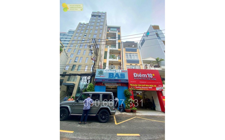 ‼ Nguyễn Cửu Vân - Nhà mặt tiền - 7 tầng - 90m2 vuông vức - 2X tỷ thương lượng