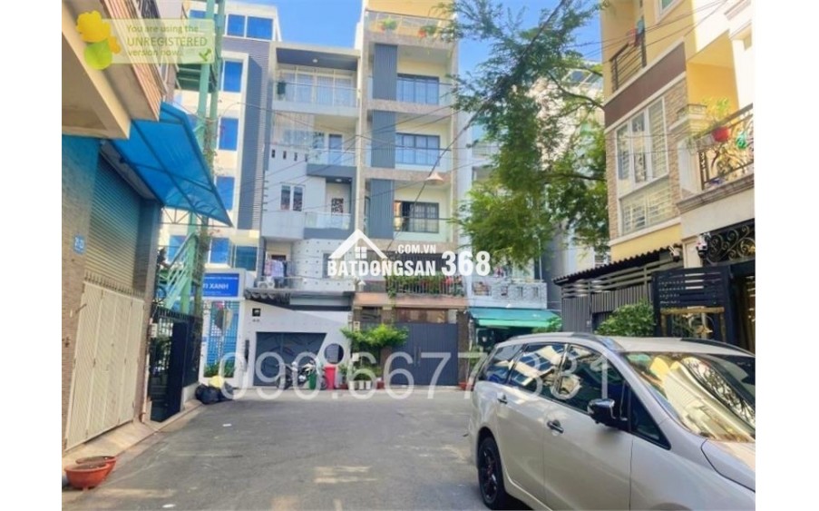 ‼ Khu vip hẻm siêu đẹp - ô tô đỗ cổng - 5 tầng 75m2 chỉ 10.X tỷ