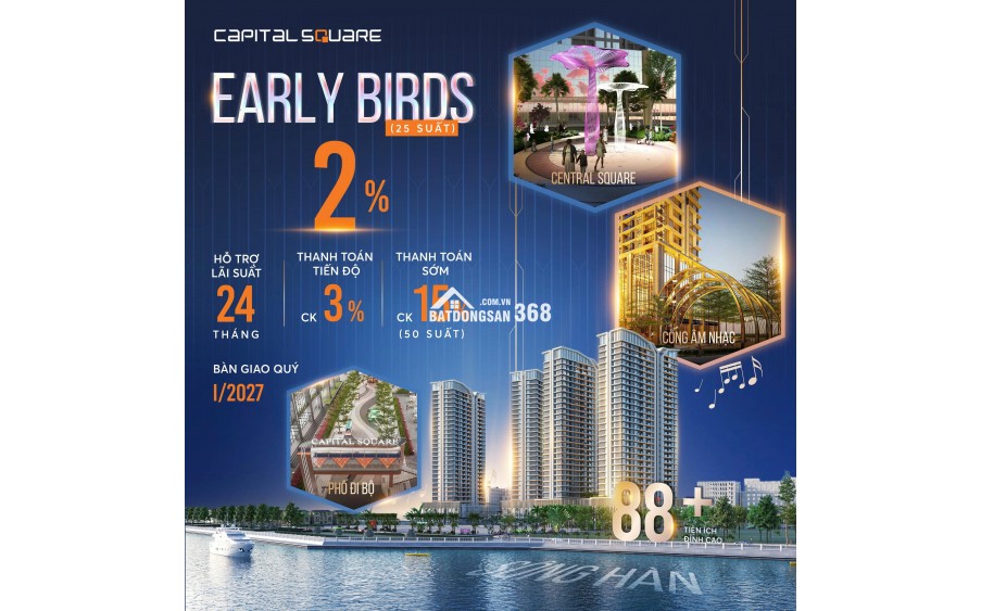 CHÍNH THỨC MỞ BÁN DỰ ÁN CAPITAL SQUERE