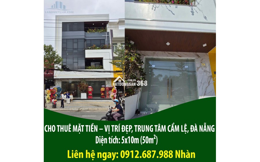 CHO THUÊ MẶT TIỀN – VỊ TRÍ ĐẸP, TRUNG TÂM CẨM LỆ, ĐÀ NẴNG
