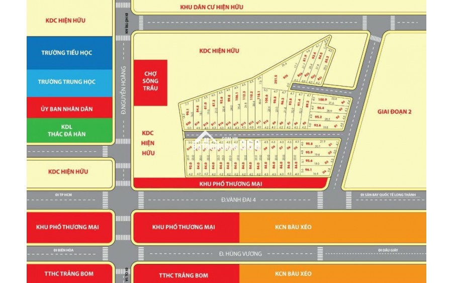 Bán 118m2 đất ở 1 sẹc Nguyễn Hoàng, xã Trảng Bom, tỉnh Đồng Nai