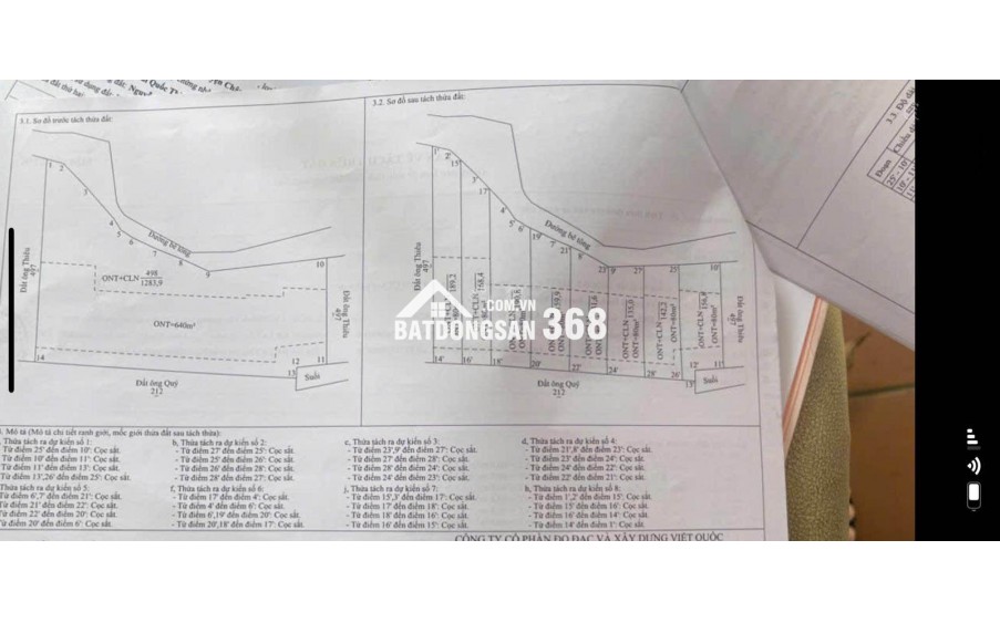CHỈ 550TR SỞ HỮU NGAY ĐẤT THỔ CƯ SẴN SỔ MẶT TIỀN TRUNG TÂM BÌNH BA- CHÂU ĐỨC