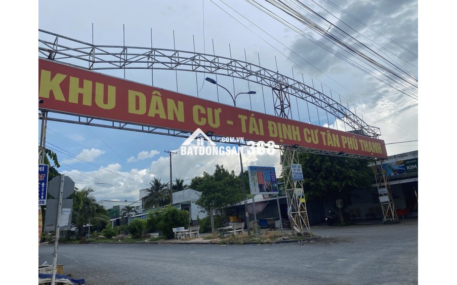 Cho thuê nhà 85m2, kdc tân Phú Thạnh gần Đại học Võ Trường Toản, thích hợp làm kho