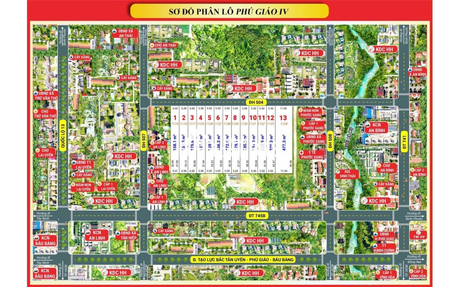 Còn 3 nền đất thổ cư gần KCN tại Bình Dương giá tốt, sổ sẵn, hợp xây phòng trọ