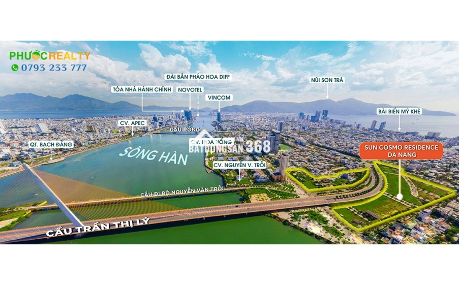 Nhận ký gửi căn hộ Panoma 1 và chung cư Panoma 2 thuộc dự án Sun Cosmo Residence Đà Nẵng