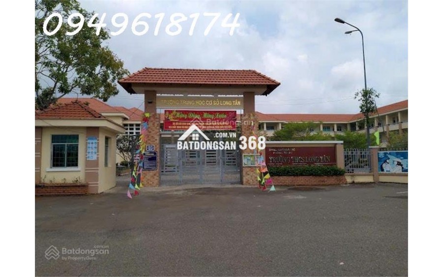 Đất mặt tiền Long Tân view mặt tiền đường lớn 12m, gần khu công nghiệp Đá Bạc, 300TR