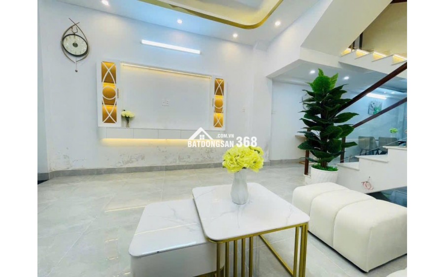 Nhà 3 tầngBTCT, 52m2, 4PN, full nội thất - Cách cầu Phước Long 100m - Nhà Bè, SHR - Chỉ 5,19 tỷ