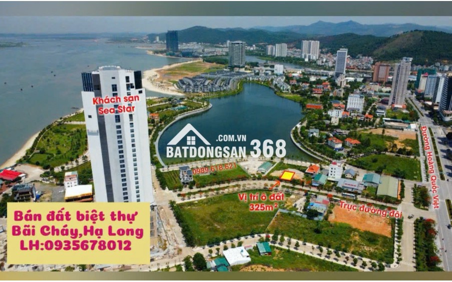 BÁN Ô ĐẤT BIỆT THỰ TẠI KHU ĐÔ THỊ MỚI CÁI DĂM, HẠ LONG