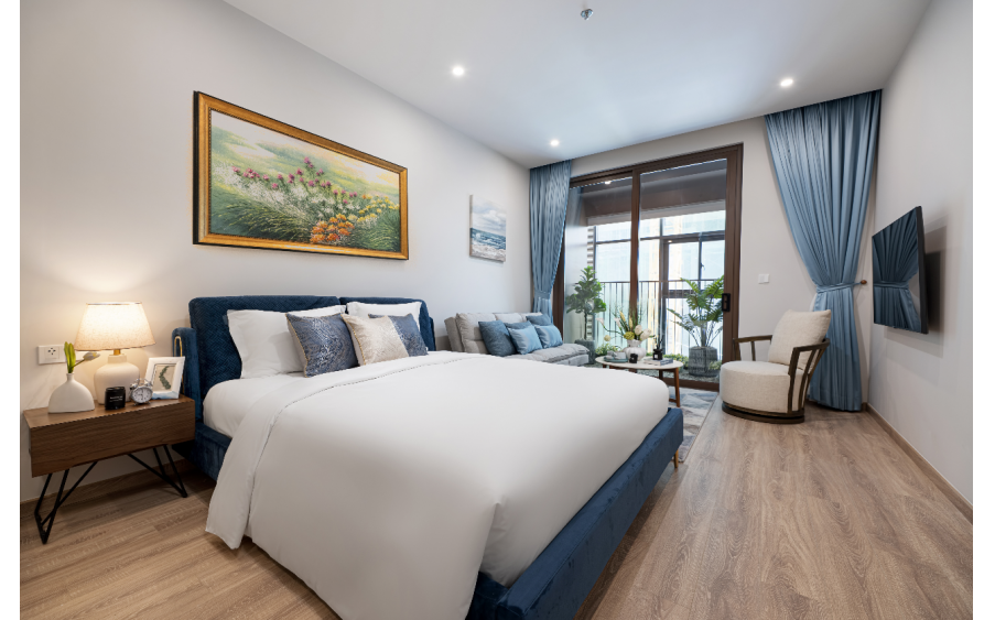 2,6 tỷ - căn studio 34,1m2 - view biển + bán đảo Sơn Trà - chiết khấu 14,5% giá 2,6 tỷ