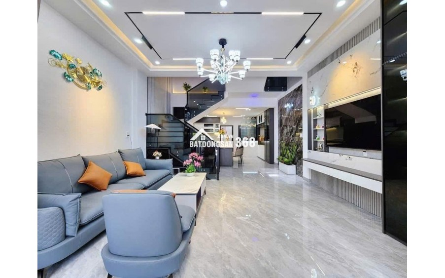 PHẠM HỮU LẦU - QUẬN 7- TẶNG FULL thiết kế bên trong - 3 TẦNG - 72M2 - 6TỶ4