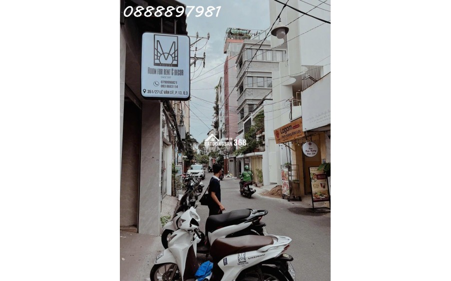 căn nhà 5 Tầng HXH 351 Lê Văn Sỹ Q.3