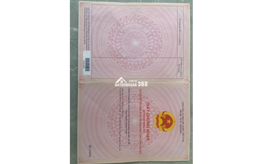  BÁN LÔ ĐẤT ĐẸP – ĐÔNG HÒA, TRẢNG BOM – GIÁ CHỈ 790 TRIỆU