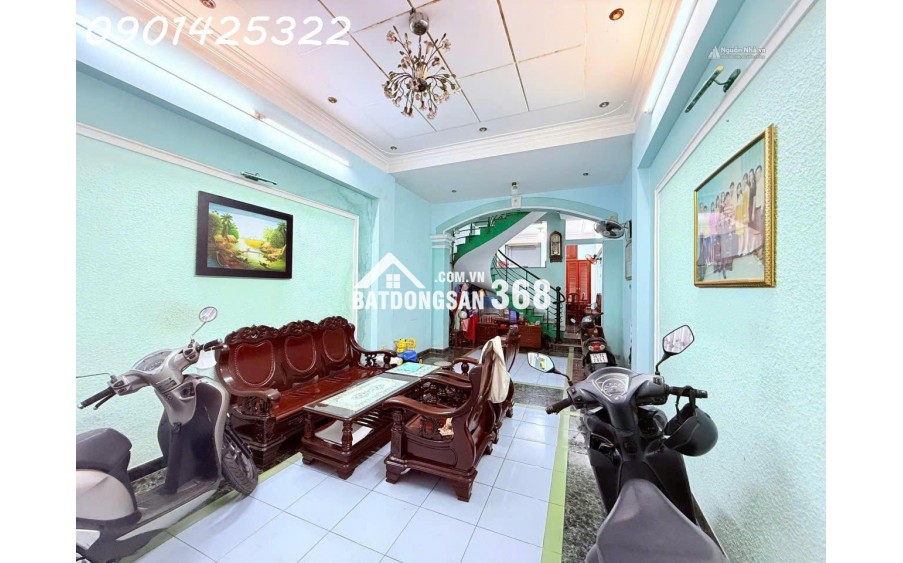 BÁN NHÀ 4 TẦNG, 72M2, NGÕ CHU VĂN AN, P.26, BÌNH THẠNH, 12.5 TỶ, SỔ HỒNG
