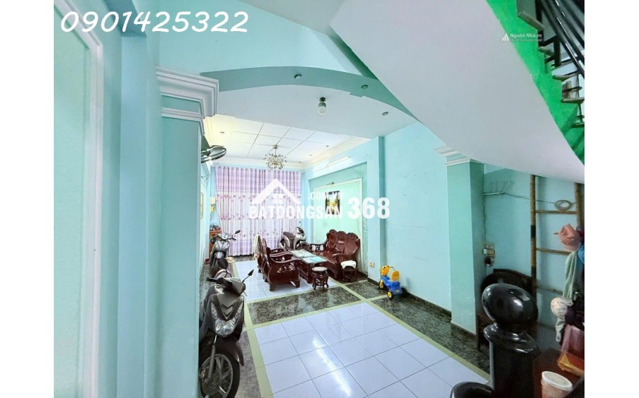 BÁN NHÀ 4 TẦNG, 72M2, NGÕ CHU VĂN AN, P.26, BÌNH THẠNH, 12.5 TỶ, SỔ HỒNG