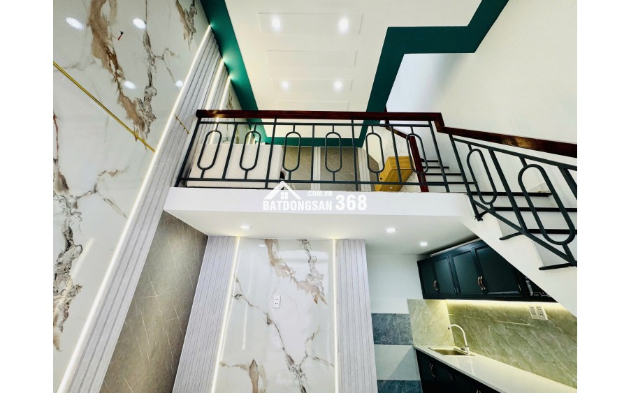 Cần Bán gấp căn nhà full nội thất1 trệt 1 lầu 1 lửng 495tr