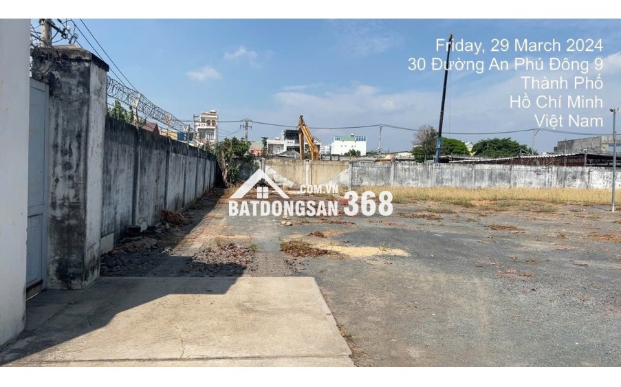 BÁN LÔ ĐẤT LỚN HIẾM CÓ TẠI AN PHÚ ĐÔNG, Q.12 – HƠN 3.200M² – CHỈ 60 TỶ ĐỒNG