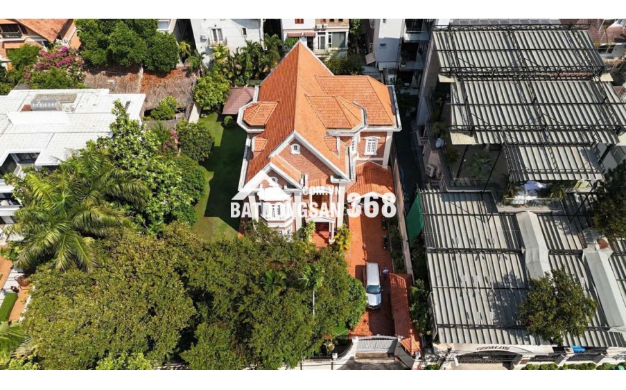 Bán BiệtThự Mặt Tiền Đường Số 6 – Gần Trần Ngọc Diện, Thảo Điền, Quận 2 – 725.3m², 3 Tầng, Sân Vườn & Hồ Bơi – Giá 120 Tỷ TL
