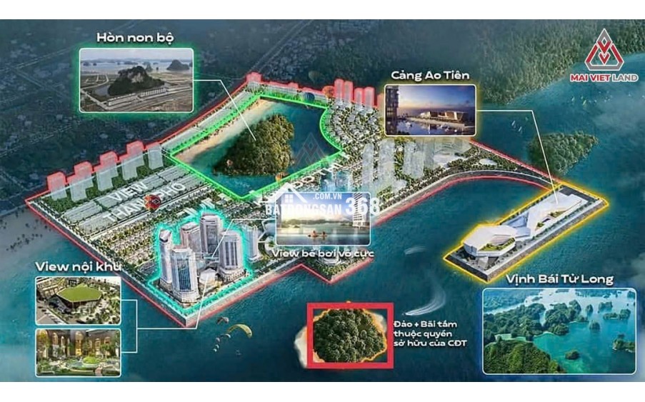 Chỉ nhỉnh 1 tỷ sở hữu ngay căn hộ mặt biển đẳng cấp, view 2 mặt vịnh Bái Tử Long