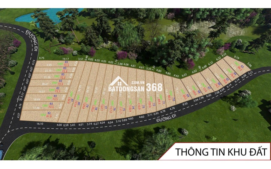 ĐẤT ĐẸP 3 MẶT GIAO THƯƠNG – CÁP TREO CHÙA TIÊN, Giá chỉ từ 150 triệu/lô – TẠI AN BÌNH, LẠC THỦY!
