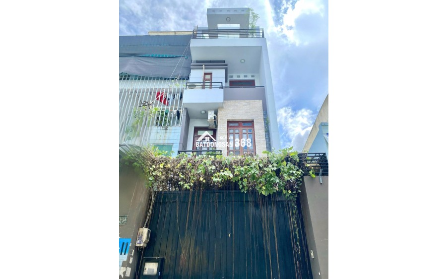 CHO THUÊ NHÀ HẺM XE HƠI, 1 TRỆT 3 LẦU (DTSD=250M2), 5PN +NỘI THẤT, GIÁ TỐT P.26, Q.BÌNH THẠNH