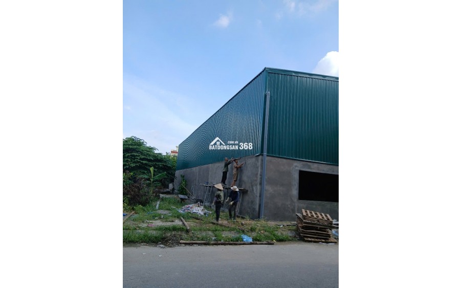 Cho thuê kho xưởng tạiTừ Sơn, Bắc Ninh diện tích 600m2 kết cấu Zamin mới 100%
