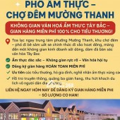 Chợ đêm Mường Thanh bố đi bộ trung tâm văn hoá và giao thương