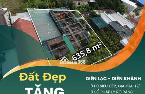  CẦN BÁN 3 LÔ ĐẤT TRUNG TÂM DIÊN LẠC – DIÊN KHÁNH – TẶNG NHÀ HÀNG XÂY DỰNG 700 TRIỆU!