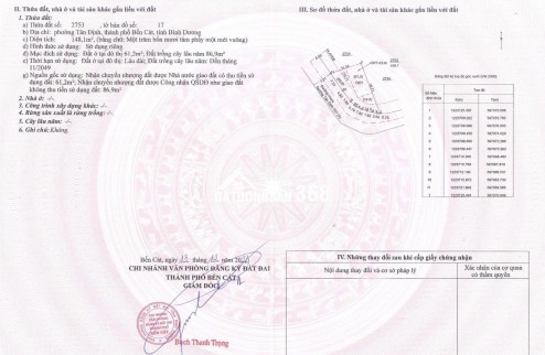 Cần Bán Lô Đất Góc 148m2 Mặt Tiền Nhựa 8m Tại Tân Định Bến Cát