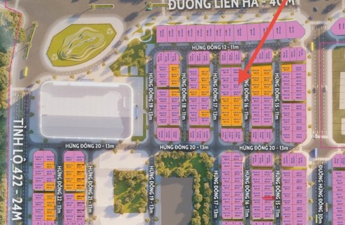 Bán Liền Kề Hừng Đông 16 - Vinhomes Đan Phượng - 96M - Đông Bắc, Gần Vincom Giá chỉ 17,6 tỷ.