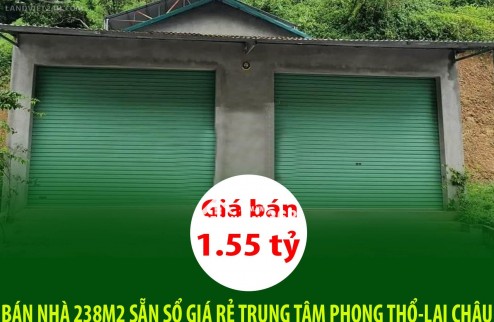 CHÍNH CHỦ BÁN NHÀ 238M2 SẴN SỔ GIÁ RẺ TRUNG TÂM PHONG THỔ-LAI CHÂU