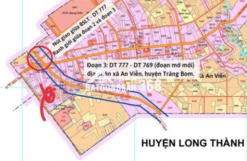 Bán đất ở xã An Viễn, Tỉnh Đồng Nai, cách sb Long Thành 15km