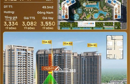 CẦN BÁN GẤP căn hộ 1PN siêu đẹp tại Masteri Trinity Square – Vinhomes Ocean Park 2