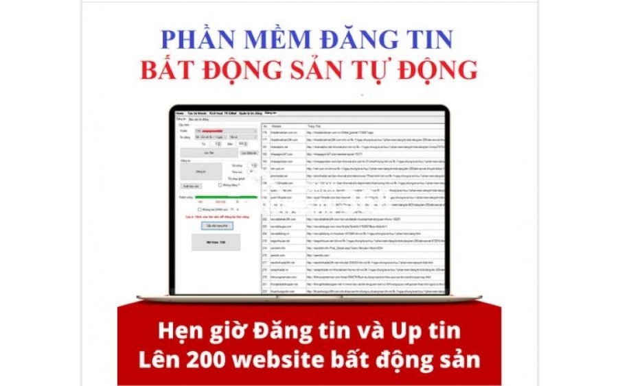 PHẦN MỀM ĐĂNG TIN BĐS VBDSP – TỰ ĐỘNG UP TIN LÊN TOP ALONHADAT
