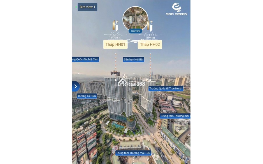 SIÊU PHẨM CĂN HỘ KEPLER 2PN – VIEW TRIỆU ĐÔ TRUNG TÂM HÀ ĐÔNG – GIÁ HƠN 5 TỶ